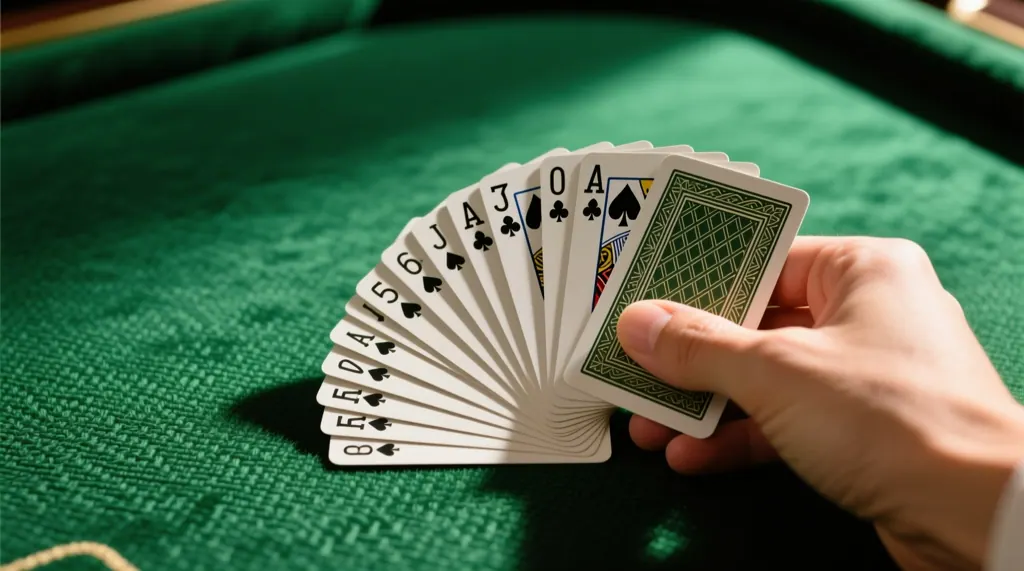 A scene from the world of classic card games and their families
