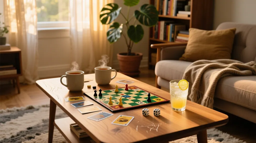 A scene from the world of setting up game night: a simple guide